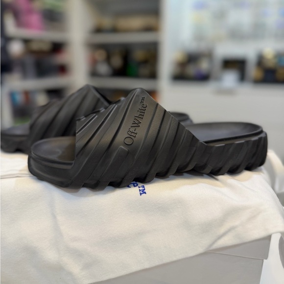 Off-White Other - Off-White Black Men's Slide Sandals